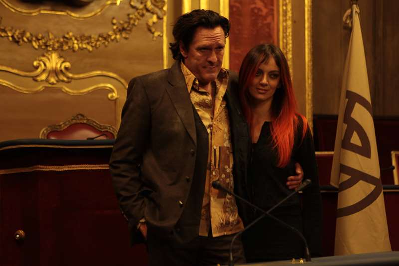 Michael Madsen e Diana Dell'Erba